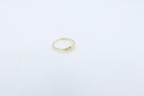 9ct Gold Girls Signet Ring Garnet SYR2009G