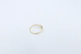 9ct Gold Girls Signet Ring Garnet SYR2009G
