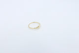 9ct Gold Girls Signet Ring Garnet SYR2009G