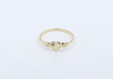 9ct Gold Girls Signet Ring Sapphire SYR2009CY