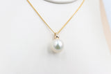 9ct Gold set South Sea Pearl 12-13mm