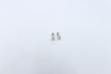 14kt Gold Set Lab Grown Diamond Stud Earrings 1carat