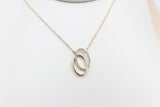 10ct Gold Diamond set Pendent with 10K gold chain