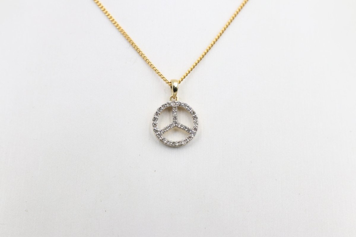 14K Gold Diamond  Pendent 0.30ct