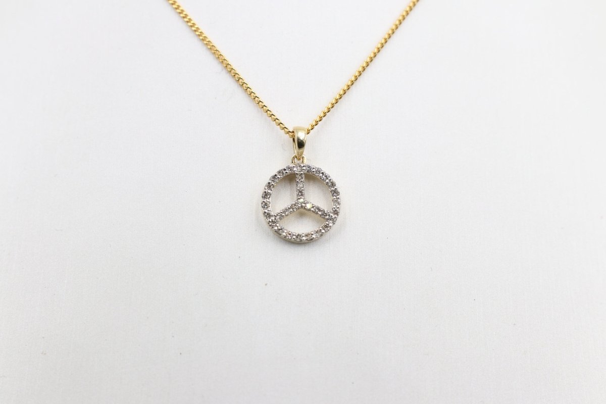 14K Gold Diamond  Pendent 0.30ct