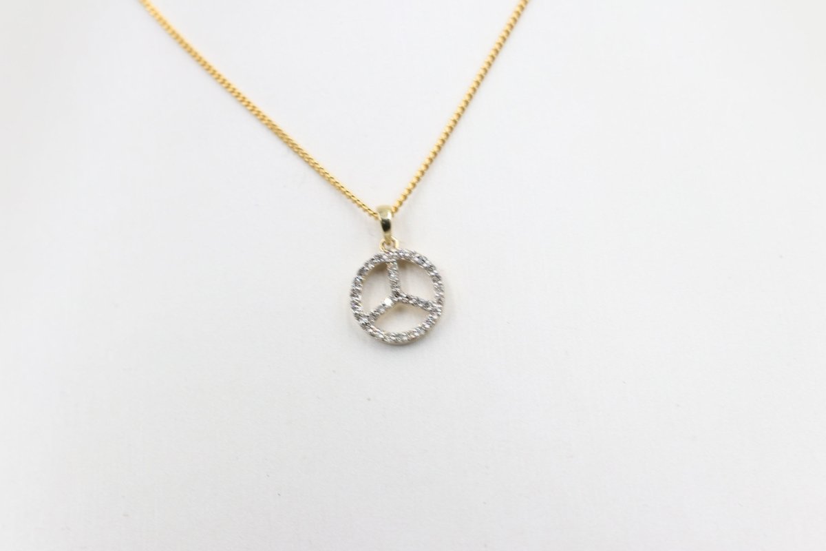 14K Gold Diamond  Pendent 0.30ct