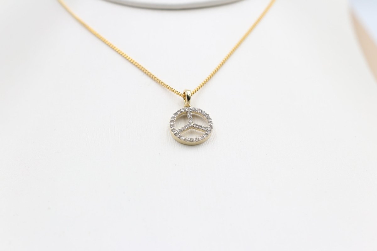14K Gold Diamond  Pendent 0.30ct