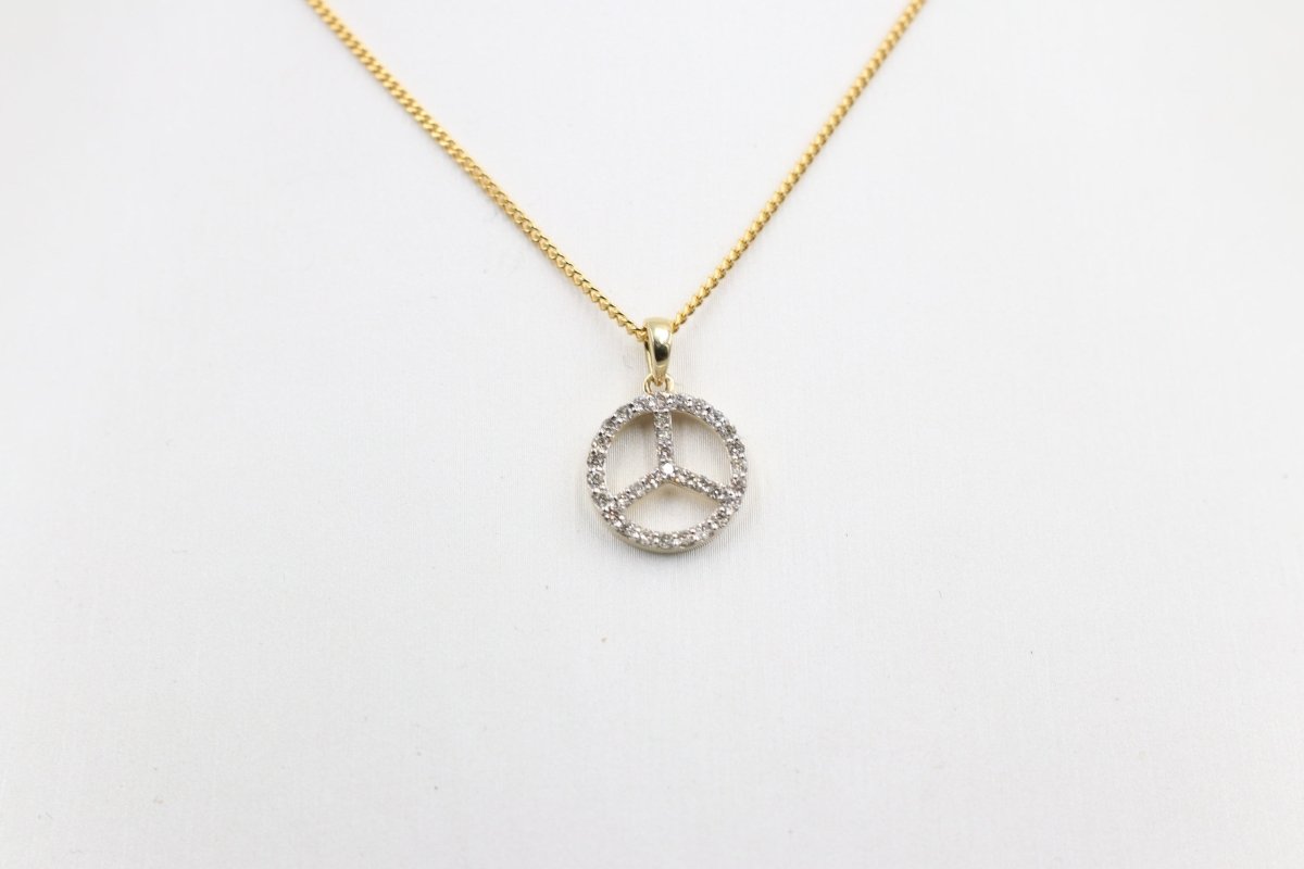 14K Gold Diamond  Pendent 0.30ct