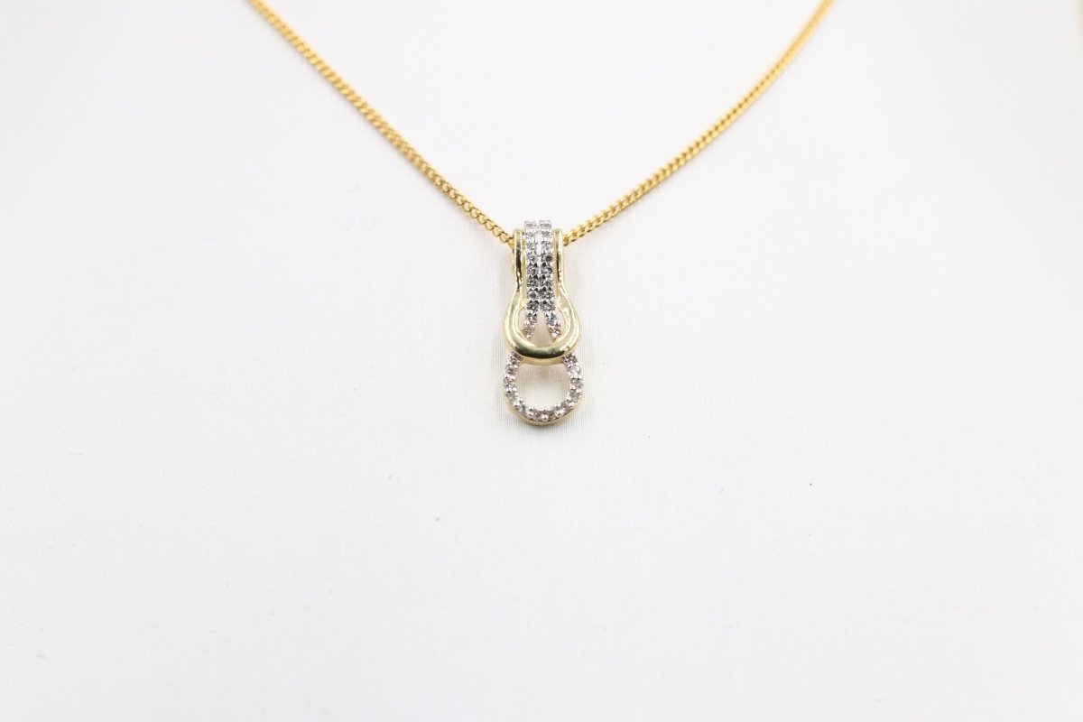 10K Gold Diamond  Pendent 0.15ct