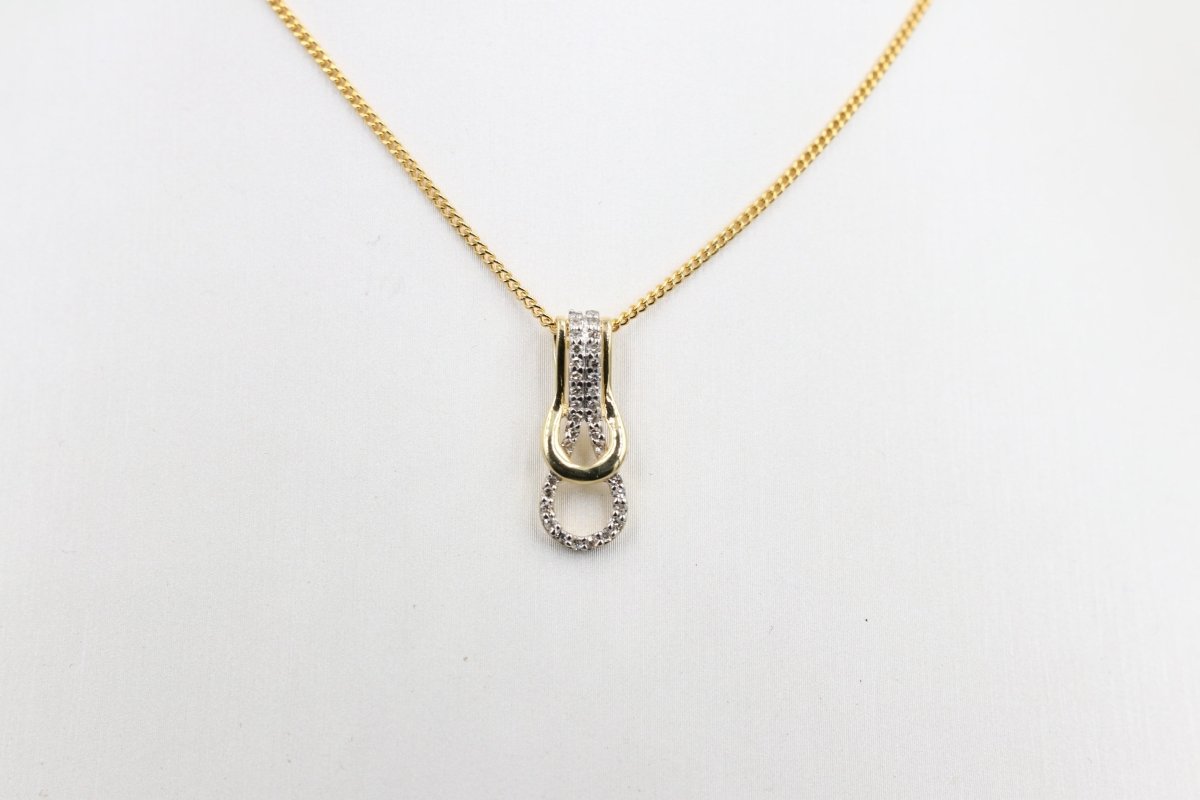 10K Gold Diamond  Pendent 0.15ct