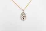 10K Gold Tree of Life Pendent with Diamonds