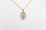 10K Gold Tree of Life Pendent with Diamonds