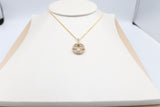 10K Gold Diamond Motif design Pendent 0.20ct