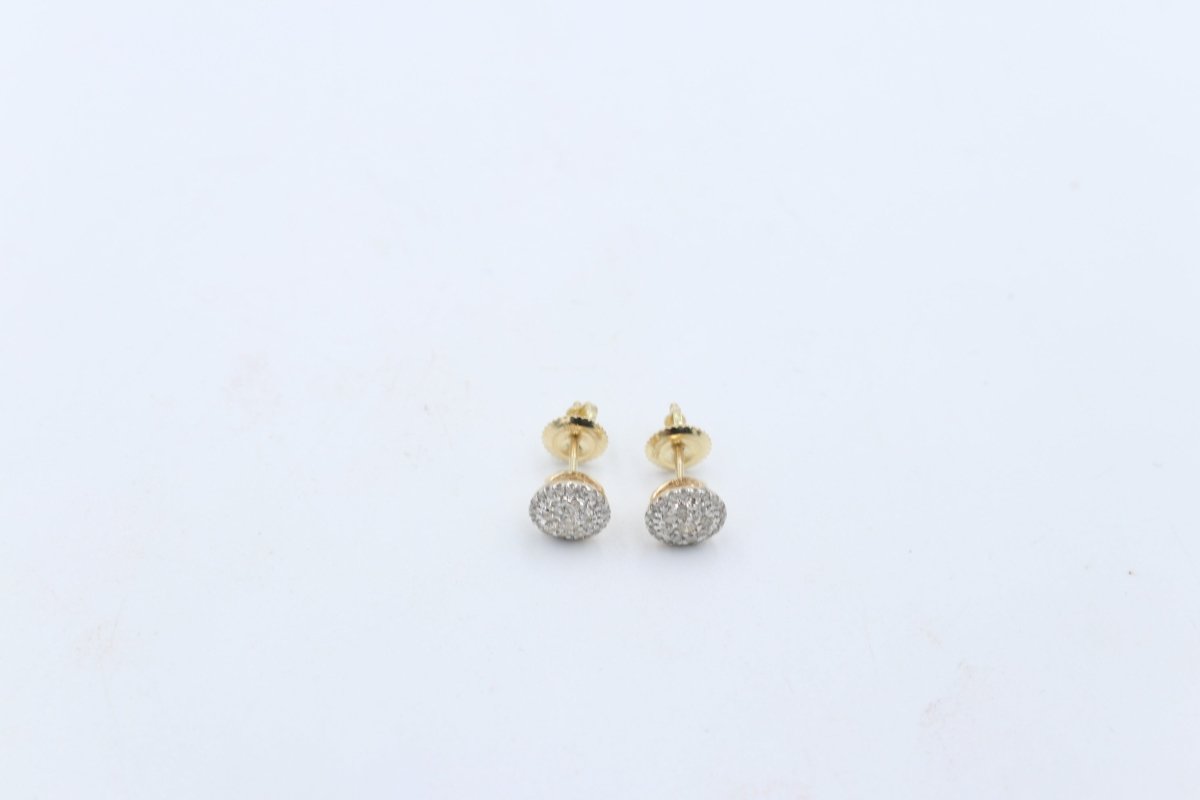 10K Gold Diamond Studs TDW 0.33ct