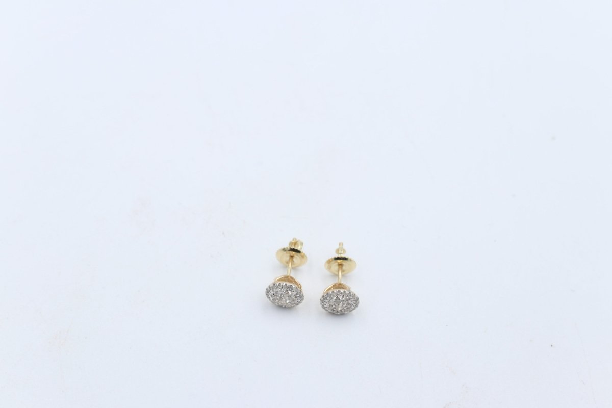 10K Gold Diamond Studs TDW 0.33ct