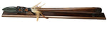 New Zealand Wood and Greenstone Taiaha with base WSSJ20T