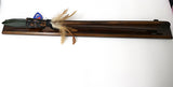 New Zealand Wood and Greenstone Taiaha with base WSSJ20T