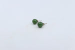 Greenstone Stud Earrings