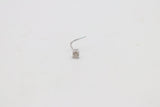 9ct White Gold Genuine Diamond Nose Stud 0.04ct