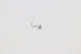 9ct White Gold Genuine Diamond Nose Stud 0.04ct