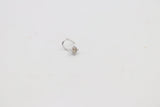 9ct White Gold Genuine Diamond Nose Stud 0.04ct