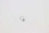 9ct White Gold Genuine Diamond Nose Stud 0.04ct