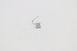 9ct White Gold Genuine Diamond Nose Stud 0.15ct