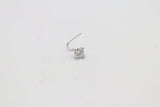 9ct White Gold Genuine Diamond Nose Stud 0.15ct