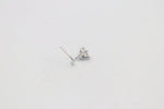 9ct White Gold Genuine Diamond Nose Stud 0.15ct
