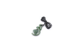 New Zealand Greenstone Twist Tail