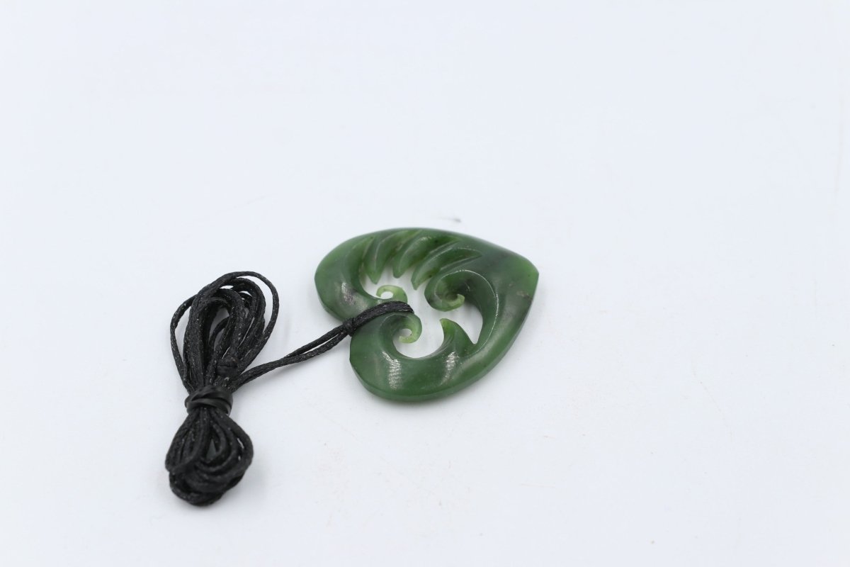 New Zealand Greenstone Heart Wave Heart