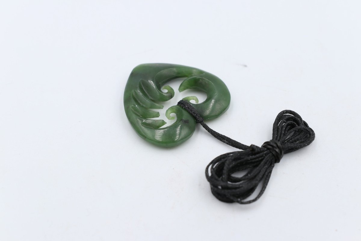 New Zealand Greenstone Heart Wave Heart