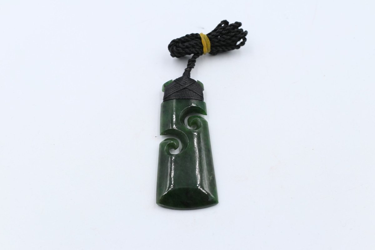 New Zealand Greenstone Toki Koru HPFF75K