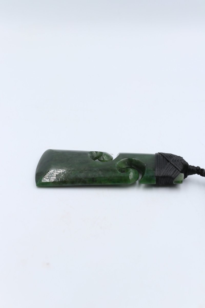 New Zealand Greenstone Toki Koru HPFF75K