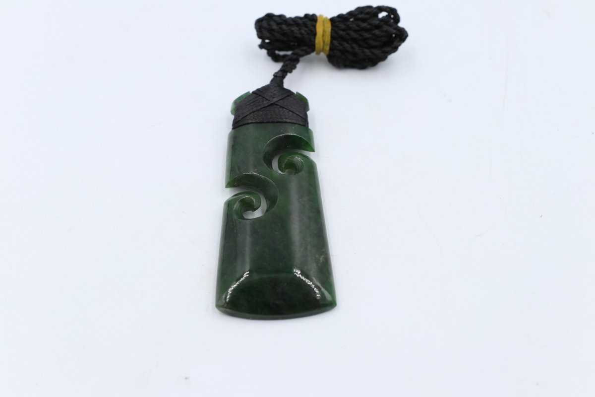 New Zealand Greenstone Toki Koru HPFF75K