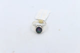 Stg Silver Mens Ring with Triplet Opal
