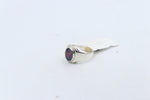 Stg Silver Mens Ring with Triplet Opal