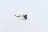 Stg Silver Mens Ring with Triplet Opal