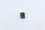 Stg SIlver Mens Opal Ring