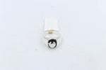 Stg Silver Mens Ring with Black Onyx  & silver Horsehead