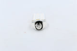 Stg Silver Mens Ring with Black Onyx  & silver Horsehead