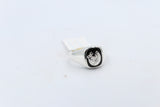 Stg Silver Mens Ring with Black Onyx  & silver Horsehead
