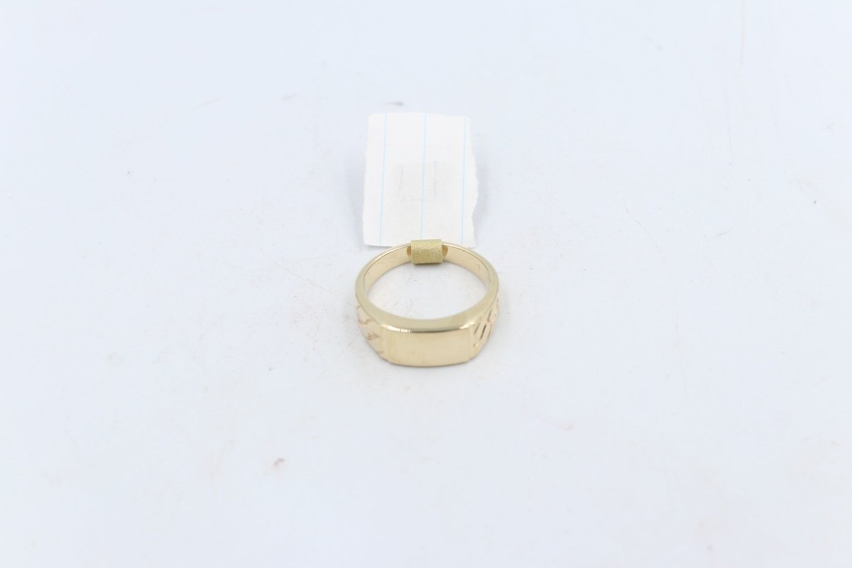 9ct Gold Mens Polished Gents Ring