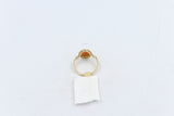 9ct Gold Italian Naturel Cameo Ring bezel Set