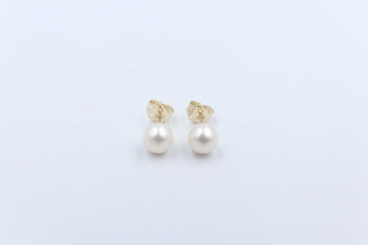 9ct Gold Fresh water Pearl Earrings
