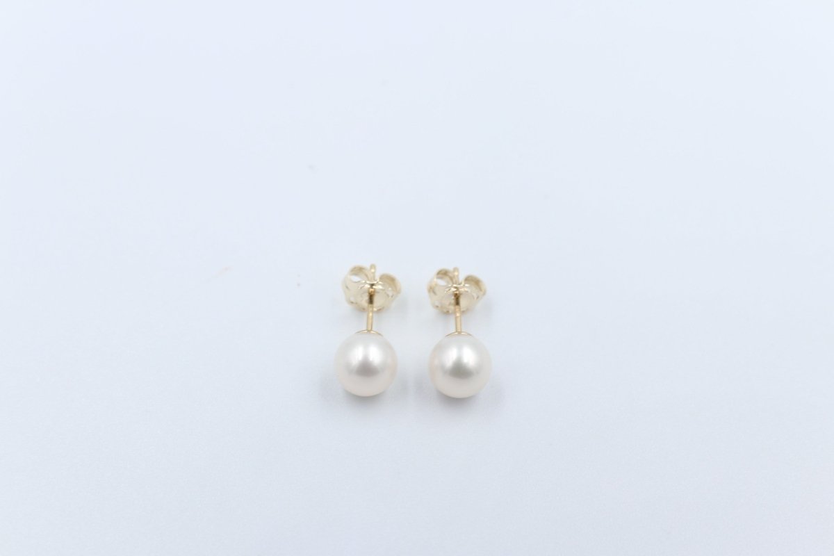 9ct Gold Fresh water Pearl Earrings