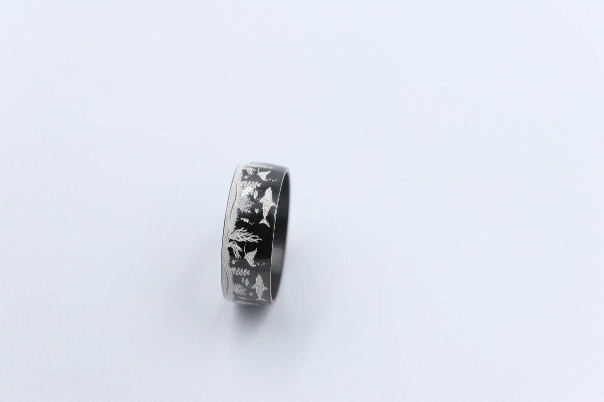 Zirconium Underwater design ring HR5094/8