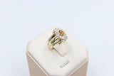 9ct Gold Trio Set with Citrine and Diamond SYR1470