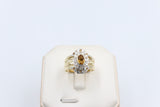 9ct Gold Trio Set with Citrine and Diamond SYR1470