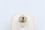 9ct Gold Trio Set with Citrine and Diamond SYR1470